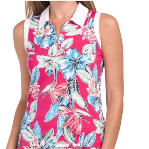 Tommy Bahama sleeveless Golf Polo size Small - Picture 1 of 11